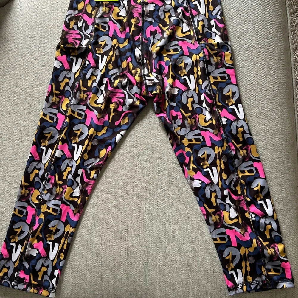 Tek Gear Multicolor Abstract Leggings - Picture 2 of 9